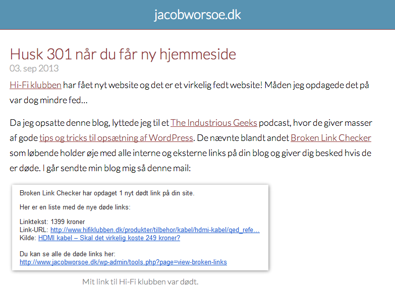 Header, logo og tagline tilpasset til små skærme.
