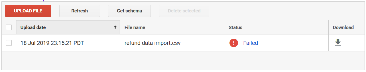 CSV fil som ikke validerer.
